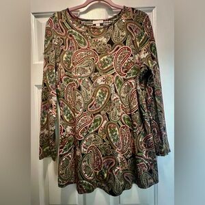 J-Jill crew neck long sleeve in size L
